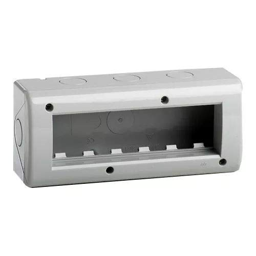 Cofret pour mécanismes IDE 45016 boîtier en saillie gris 6 mod