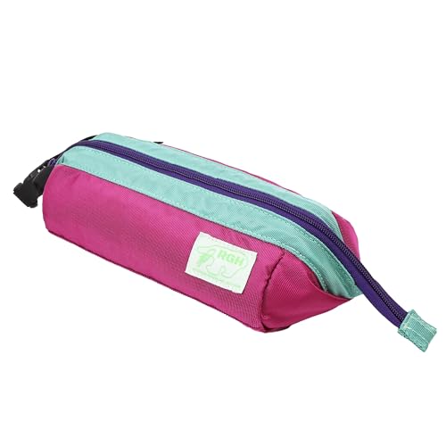 Image of Rough Enough Large Pencil Case Pen Pouch Bag for Girls Boys Adults School Art Supplies Sturdy Japanese Cordura Fabric Blue Purple