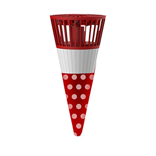 アイスクリーム型 ハンディー 扇風機 レッド 手持ち 首掛け ストラップ付き USB充電 ミニ扇風機 静音 ファン コンパクト 携帯 かわいい ユニーク