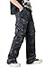 GINGTTO Y2K Pants Men Cargo Stretch Mens Camo Pants Fashion Relaxed Fit Streetwear Blue 34×30