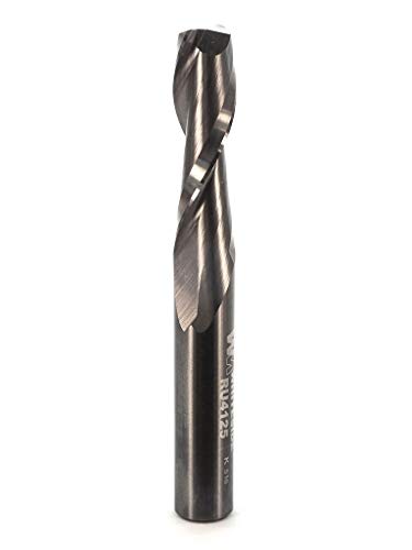 Whiteside Router Bits RU4125 Standard Spiral Bit with Up Cut Solid Carbide 3/8-Inch Cutting Diameter and 1-1/4-Inch Cutting Length