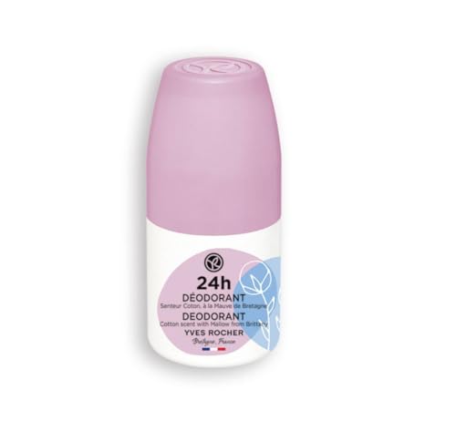 Deodorante Delicatezza 24H Fragranza Cotone con Malva di Bretagna Roll-on 50 ml Yves Rocher