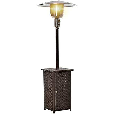 HOMCOM 12KW Freestanding Gas Patio Heater Cover