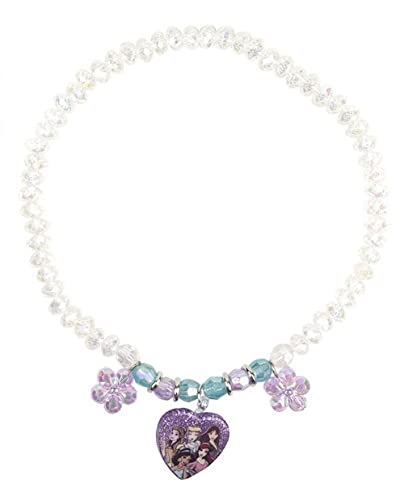 Disney Princess Necklace for Girls to Complement Your Little One’s Outfit Perfectly, Multicolor - Disney Princess, 7.0 X 15.0 X 1.0 CM