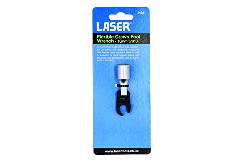 Laser 8425 Flexible Crows Foot Wrench 10mm 3/8" D, Chrome - Image 2