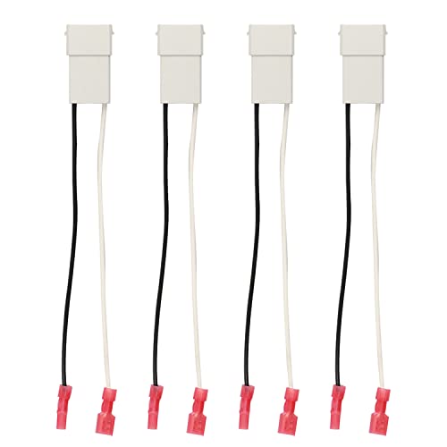 Speaker Connector Speaker Wire Harness 72-7800 Compatible with Honda Civic Cr-v Ridgeline Accord Element Acura Integra TSX RSX CL ILX MDX RL TL Door Speaker Harness Adapter 4 Pack