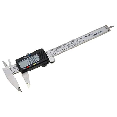 AMTAST Vernier Caliper Durable Stainless Steel Measuring Tool Scale Range 0 to 6 Inch/150MM Cover