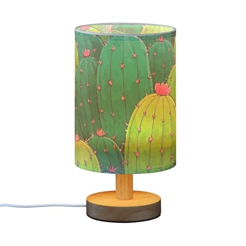 Lámpara de mesa cactus infantil con puerto USB miniatura 2