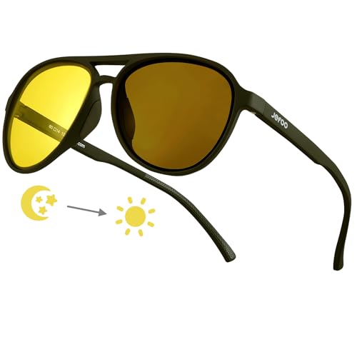 Night Vision Glasses for Men Women Anti Glare Night Driving Glasses Polarized Yellow Lens