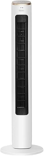 WYH Ventilador de piso silencioso con soporte de motor de CC de 80 ° oscilante, 3 modos de operación, control remoto de pedestal, ventilador de piso