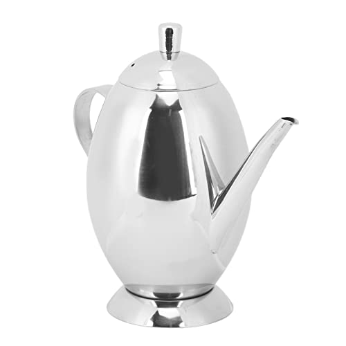 Semme Botella Dispensadora de Aceite de Acero Inoxidable 304 para Cocina, Olla de Aceite a Prueba de Fugas con Diseño de Tapa para Vinagre y de Cocina (S 500ML)