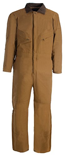 Berne Men's Heritage Insulated Coverall, Medium Regular, Brown Duck