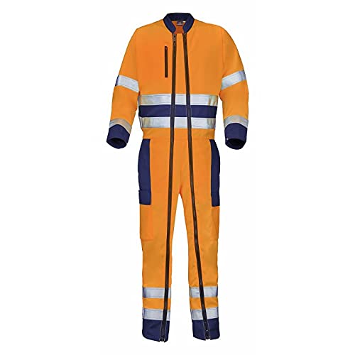 Combinaison 2 Fag Fluo Base XP 3XL Jaune/Bleu Marine