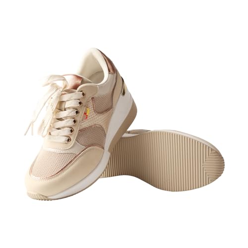 TMA EYES Women's Breathable Walking Shoes with Arch Support4