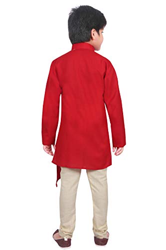 Image of AHHAAAA Kids Ethnic Wear Kurta and Pyjama Set for Boys