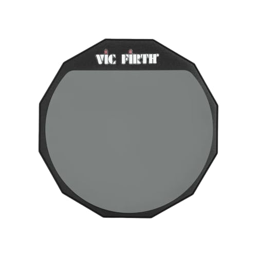 Vic Firth 6' Single-Sided Practice Pad | 6-inch practice pad with soft and hard rubber surfaces for...