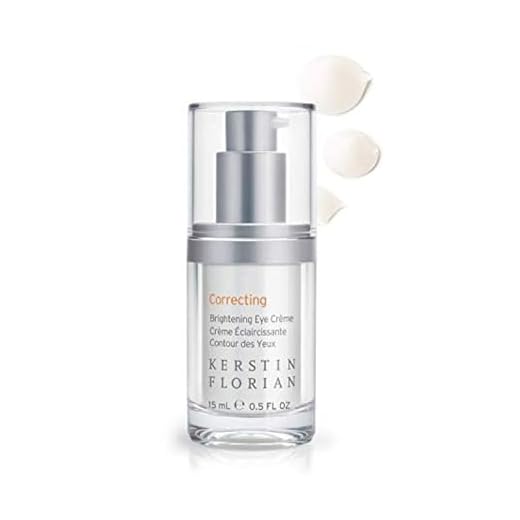 Kerstin Florian Brightening Eye Crème, Anti Aging Under Eye Cream, Effective Ingredients to Reduce Dark Circles, Puffiness, Fine Lines & Wrinkles (.5 fl oz)