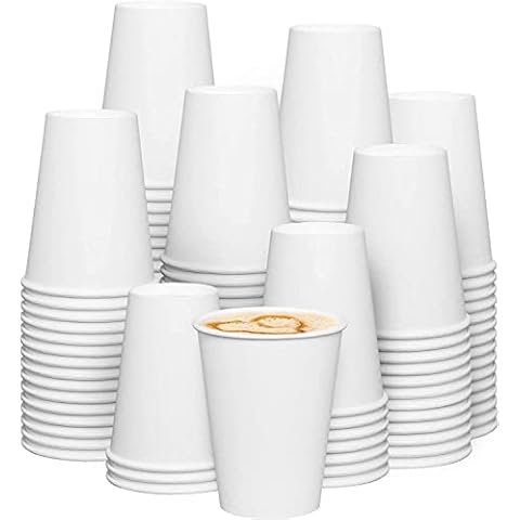 Zuvo 8oz Disposable Paper Cups - 100 Pack Cover