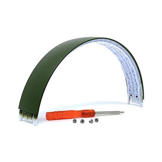 Ersättare topp pannband bågband för Beats Solo 3 Wireless och Solo 2 hörlurar Solo3, Turf Green