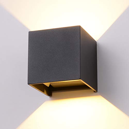 12W LED Wandleuchte Aussen Wandlampe Außenleuchte Wasserdicht Mit...