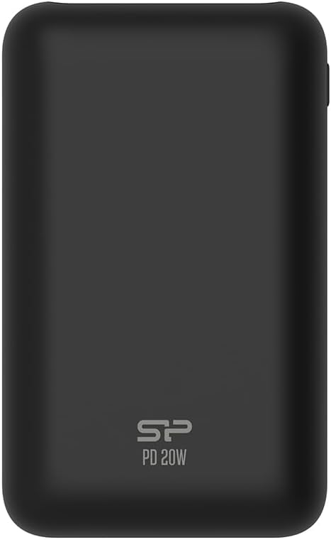 シリコンパワー モバイルバッテリー 大容量 20000mAh PD20W/QC3.0 急速充電 Type A - Type CとType C - Type Cケーブル2本が同梱３台同時充電可能