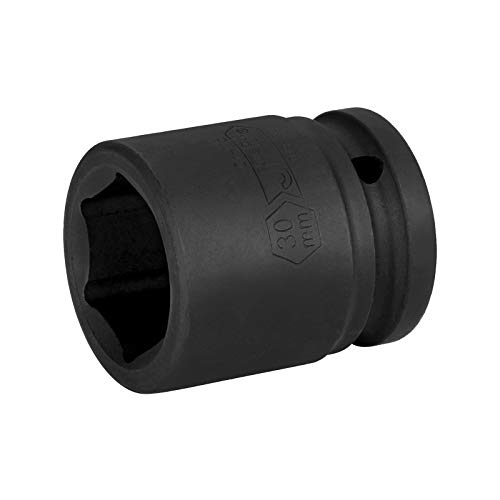 Image of Jetech 3 /4 Inch Drive 30mm Standard Impact Socket, Made with Chrome Molybdenum Alloy Steel, Heat Treated, 6-Point Design, Metric