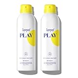Supergoop! PLAY SPF 30 Antioxidant Body Mist w/Vitamin C - 6 fl oz, Pack of 2 - Broad Spectrum Sunscreen Spray - Great for Active Days