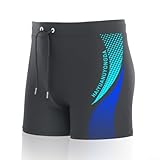 Short de bain pour homme : conçu pour le confort et la flexibilité à la plage ou à la piscine, ce short de bain doublé dispose d'un cordon de serrage sécurisé à la taille pour un ajustement personnalisé ; disponible en plusieurs tailles de L à 5XL pour s'adapter à différents types de corps