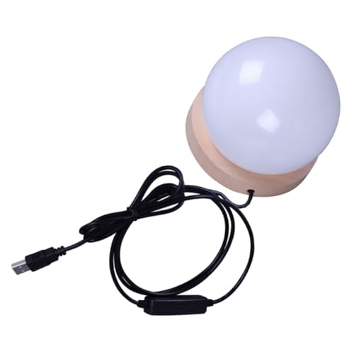 PERSELOSO Lámpara De Mesa De Noche Lámpara De Mesa De La Casa De Campo Lámpara De Mesa Lámpara De Bola Lámparas De Escritorio Para La Oficina Lampara Usb Pantalla De Ordenador