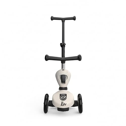 Trottinette 2-en-1 Highwaykick 1 avec barre de poussée pour balades au parc de 1 à 5 ans