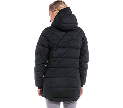 Schöffel Damen Insulated Parka Boston L, wasserabweisender, winddichter Parka, funktioneller und stylischer Wintermantel, black, 38