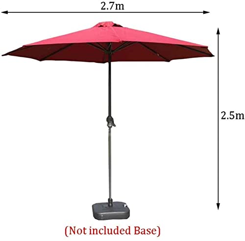 Parasol de marché vert CLSDRZC haute protection solaire pour table extérieure - 2