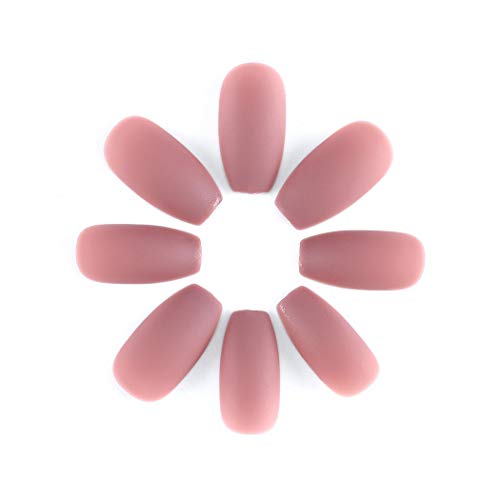 Handcess Coffin opaco chiodo falso rosa ballerina