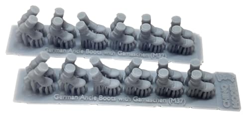 Bottines allemandes M37 Early Chino Modèle CM-169 pour figurines 1/35