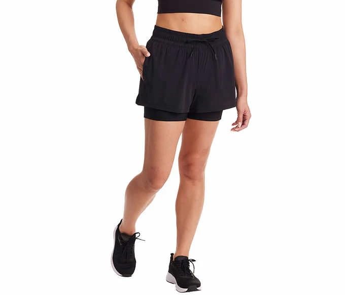 Spyder-Ladies-Woven-Active-Shorts-US-Alpha-Large-Regular-Short-Black