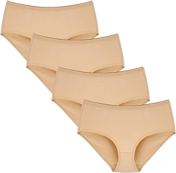 louryn koulyn Women Comfort Cotton Underwear Classic Full Coverage Breathable Briefs Panties Underpants-picture-17