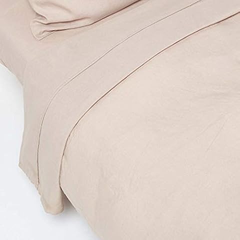 Drap Plat en Lin HOMESCAPES Cover