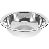 Healeved Multifunktionales Edelstahl Fußbadbecken 29cm Große Tiefe Waschschüssel für Fußwaschung Gesicht und Wäsche Tragbares Badezimmer Waschbecken