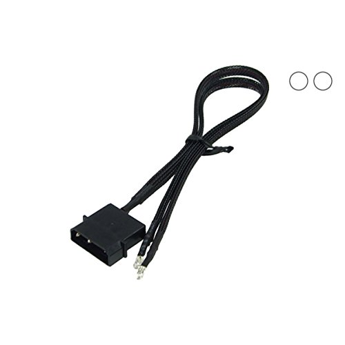 Preisvergleich Produktbild Phobya LEDready Twin 3mm Ultrahell Weiß 30cm - Schwarz Modding LEDs