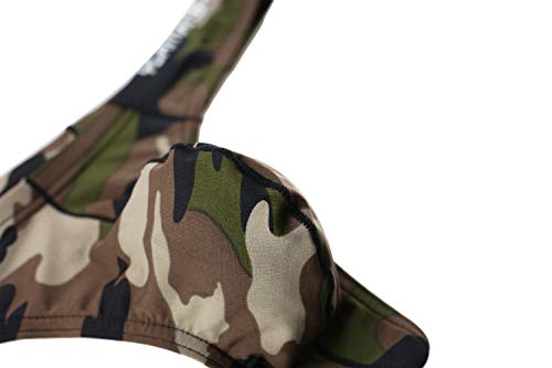 MuscleMate Men's Camouflage Thong Underwear, Men's Hot Camouflage Thong G-String Underwear, Stretchy and All-day Comfort.3