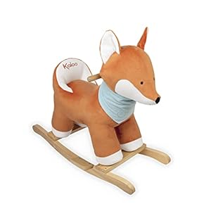 KALOO – Les Amis – Balancín de Zorro Paprika, Altura del Asiento de 35 Cm, A Partir de 12 Meses de Edad, K970001