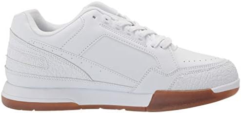 British Knights mens Metros Classic Low Top Fashion Sneaker, White/Gum, 10.5 US | Image 5