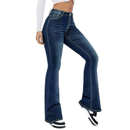 Plus Size Bootcut Jeans for Women Flare Jeans for Women High Waisted Stretchy Bell Bottom Jean for Womens Wide Leg4