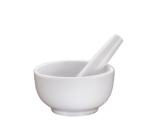 Kuchenprofi Mortero y mortero de porcelana de 12 cm