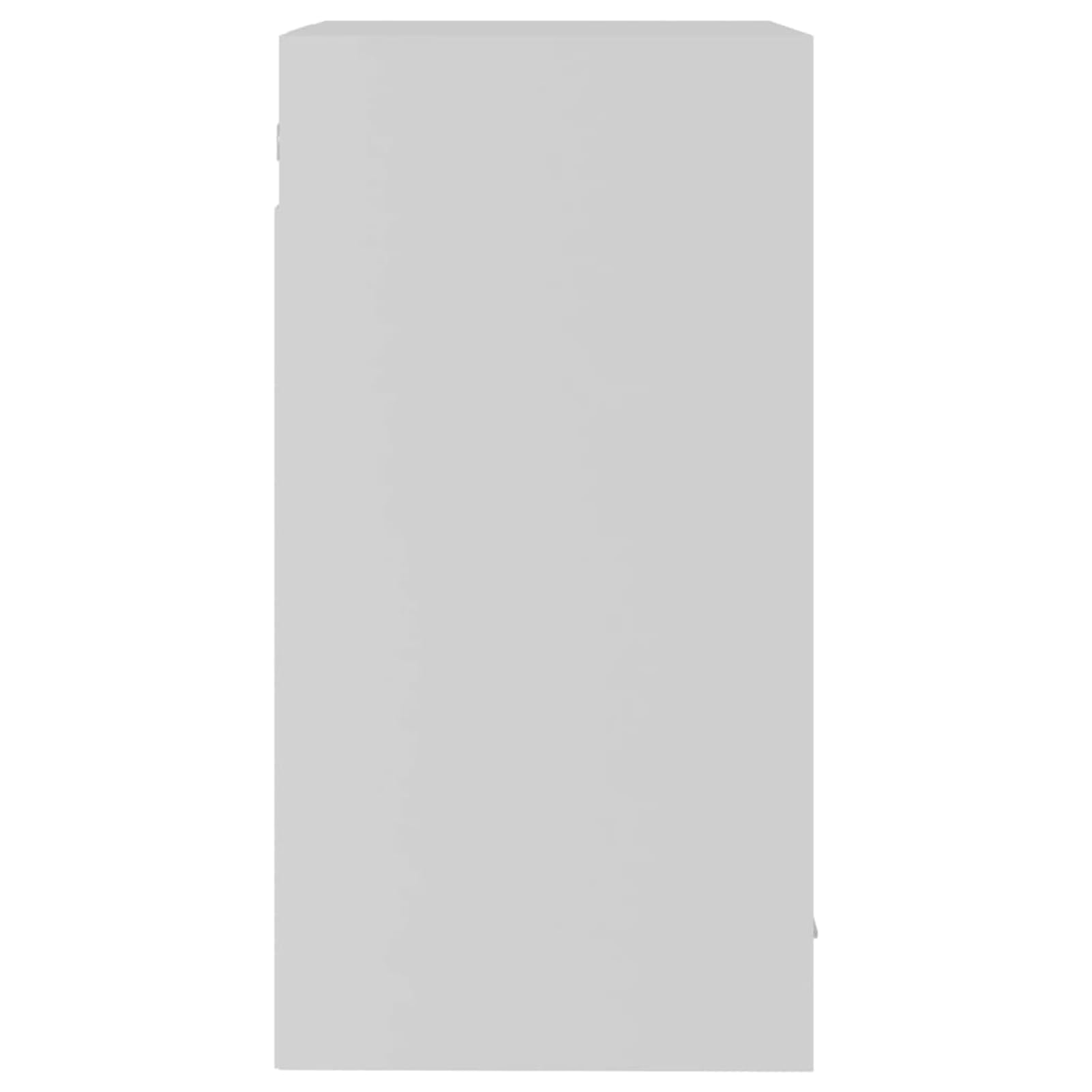 ATOMSTACK MAKER Armadio sospeso in vetro bianco, 40 x 31 x 60 cm, mobile da cucina con frontale in vetro, 2 ripiani, portata 60 kg, in legno e vetro di sicurezza, design minimalista per cucina/bagno