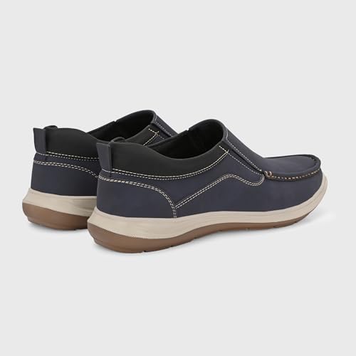 Image of Centrino Slip On Shoes for Man | Loafers for Men Stylish | Soft Cushioned Insole | Lightweight Comfortable Moccasins | Hand-Stitched Design | Casual Mens Loafer Shoes for All-Day Comfort (9785)