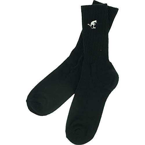 Foundation Skateboards Push Black Crew Socks - One Size fits Most