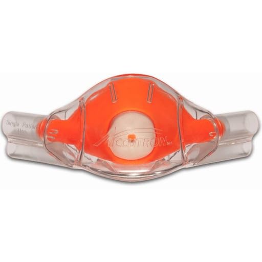 Accutron 33034-10 Clearview Nasal Hood Masks Large Adult Outlaw Orange 12/Pk