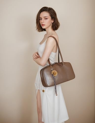 Genuine Leather Women's Handbag - Stylish Shoulder Bag and Versatile Multiple Compartments, large capacity2