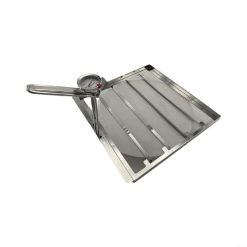 Cesta de acero inoxidable 304 de 43x36 cm resistente al óxido 7